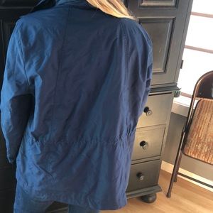 Style & Co Jackets & Coats - Blue with gold buttons trench water proof jacket Style & Co Jackets & Coats - Blue with gold buttons trench water proof jacket